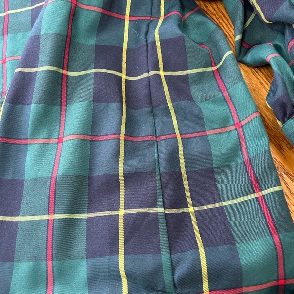 Gretchen Scott green Plaidly Cooper style blouse.  Large.  Juliette style. - Picture 13 of 13
